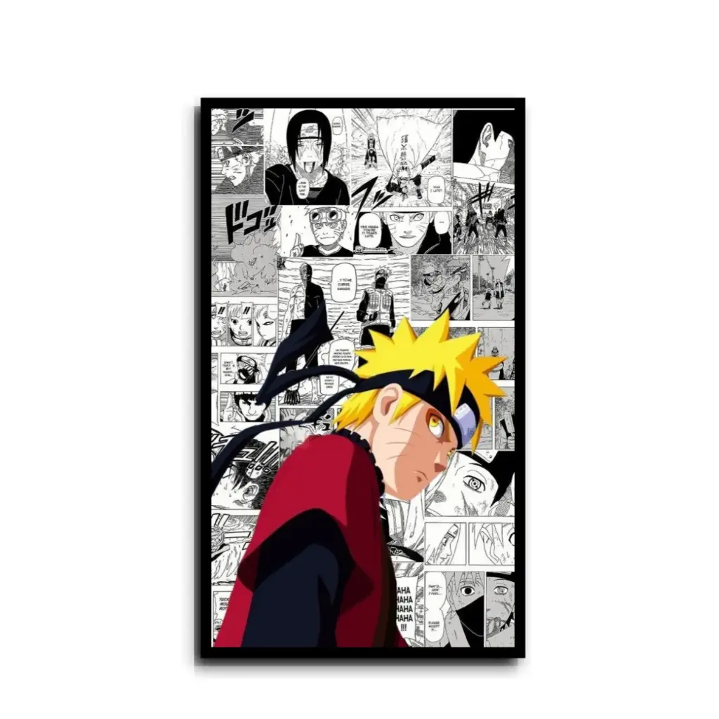 Naruto glass painting